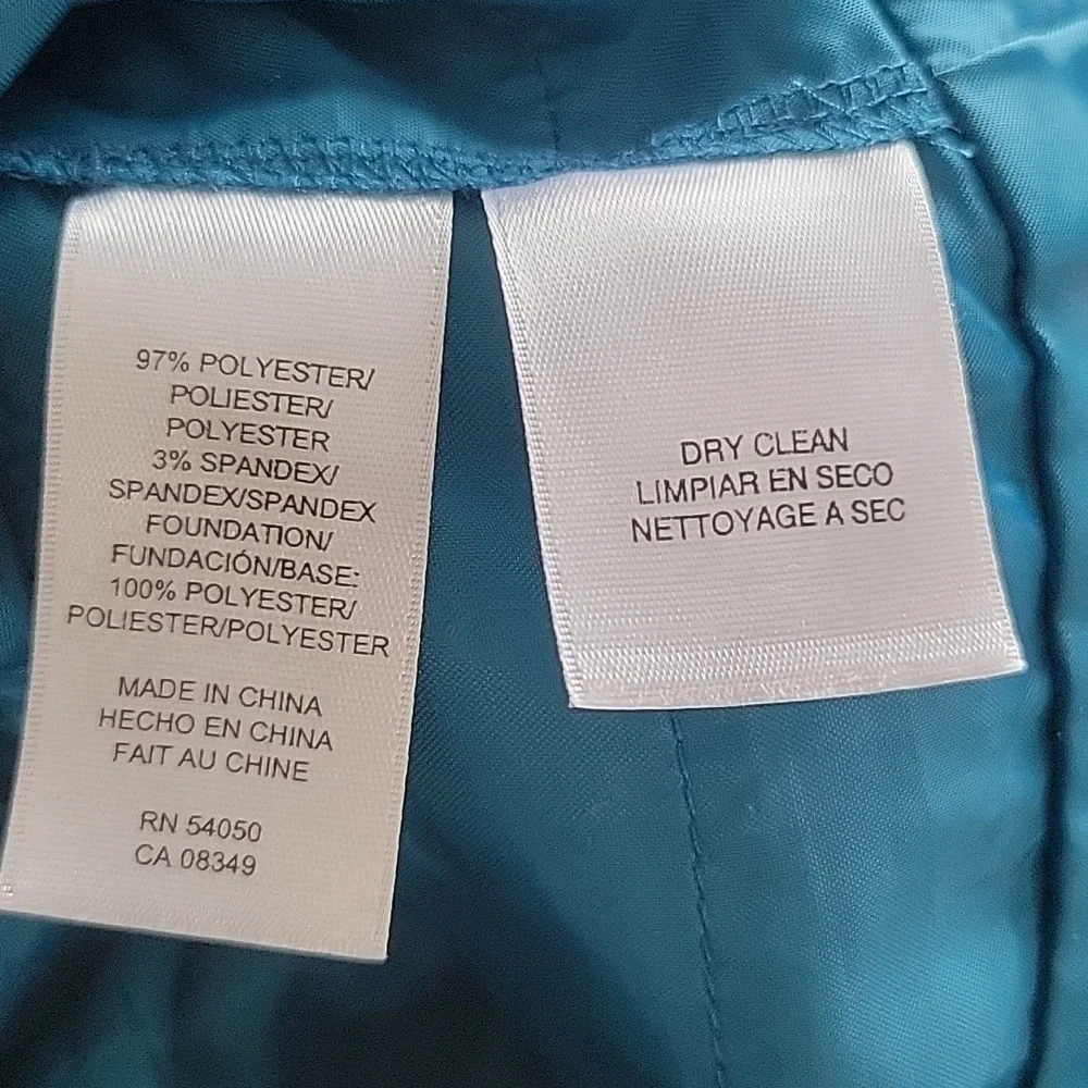 Jones Wear Dress, Teal, 14, EUC
